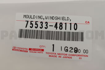 7553348110 MOULDING, WINDSHIELD, OUTSIDE