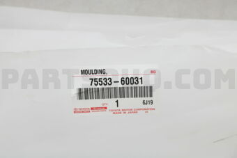 7553360031 MOULDING, WINDSHIELD, OUTSIDE RH