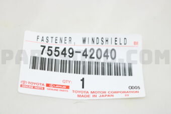 7554942040 FASTENER, WINDSHIELD OUTSIDE MOULD