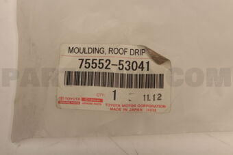 7555253041 Toyota MOULDING, WINDSHIELD, OUTSIDE LH