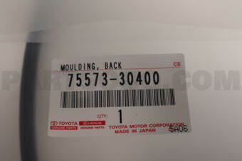 7557330400 Toyota MOULDING, BACK WINDOW, OUTSIDE