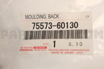 7557360130 MOULDING  BACK