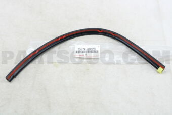 7557460020 MOULDING, BACK WINDOW, OUTSIDE LH