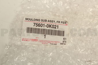 756010K021 Toyota MOULDING SUB-ASSY