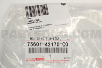 7560142170C0 MOULDING SUB-ASSY