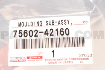 7560242160 MOULDING SUB-ASSY