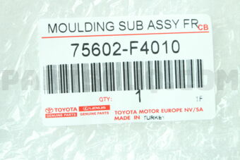 75602F4010 MOULDING SUB-ASSY
