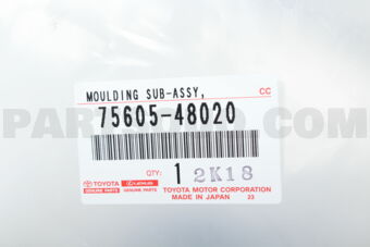 7560548020 MOULDING SUB-ASSY