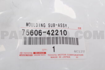 7560642210 MOULDING SUB-ASSY