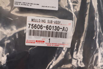 7560660130A0 Toyota MOULDING SUB-ASSY