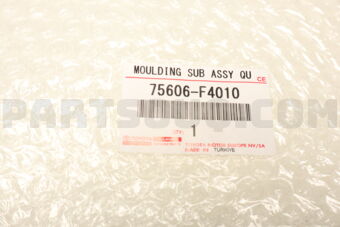 75606F4010 MOULDING SUB-ASSY