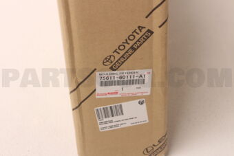 7561160111A1 MOULDING, FRONT FENDER, OUTSIDE 