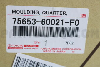 7565360021 MOULDING, QUARTER