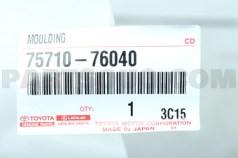 7571076040 MOULDING ASSY  FR