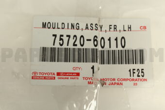 7572060110 MOULDING ASSY  FR