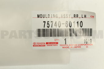 7574060110 MOULDING ASSY  RR