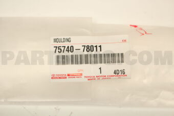 7574078011 Toyota MOULDING ASSY  RR