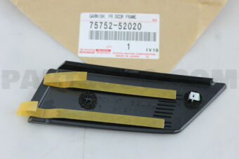 7575252020 MOULDING, FRONT DOOR WINDOW FRAME,