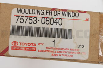 7575306040 MOULDING, FRONT DOOR WINDOW FRAME,