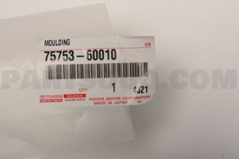 7575360010 Toyota MOULDING, FR DOOR