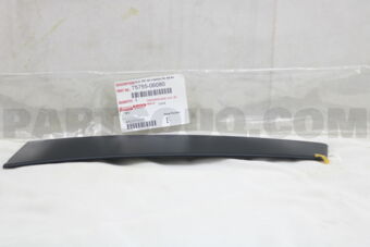 7575506080 MOULDING, FRONT DOOR WINDOW FRAME,
