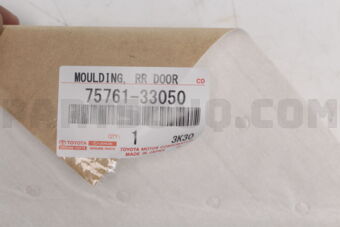 7576133050 Toyota MOULDING, REAR DOOR WINDOW FRAME, FRONT RH