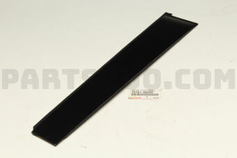 7576160040 MOULDING, REAR DOOR WINDOW FRAME, 