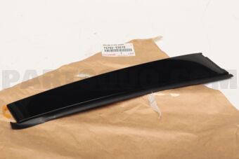 7576253010 MOULDING, REAR DOOR WINDOW FRAME, 
