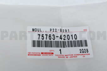 7576342010 MOULDING  RR DOOR