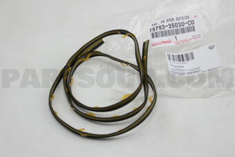 7579335030C0 PAD, FRONT DOOR OUTSIDE MOULDING