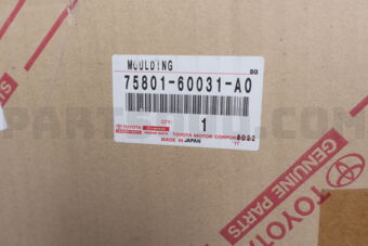 7580160031A0 Toyota MOULDING