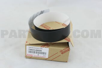 7592306020 TAPE  BLACK OUT  NO
