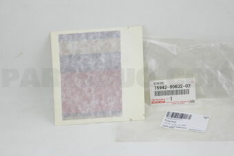7594290K0202 STRIPE, SIDE, LH UPR