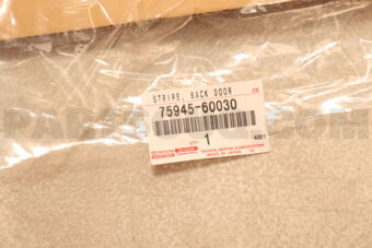 7594560030 Toyota STRIPE  BACK DOOR