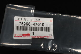 7596647010 STRIPE, FRONT DOOR OUTSIDE, REAR L