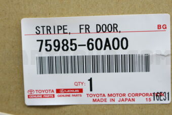 7598560A00 STRIPE  FR DOOR