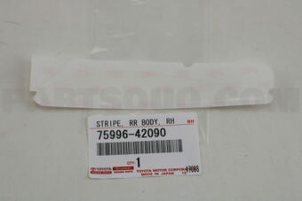 7599642090 STRIPE, REAR BODY, RH
