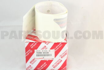 7599860330 STRIPE, REAR DECK, REAR RH
