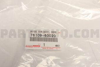 7610960020 GUIDE SUB-ASSY, HOOD