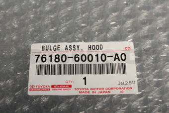 7618060010A0 BULGE ASSY, HOOD