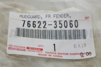 7662235060 MUDGUARD, FRONT BODY, LH