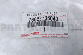 7662336040 MUDGUARD  FR BODY