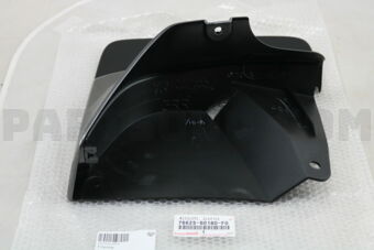 7662560180F0 MUDGUARD, QUARTER PANEL, REAR RH