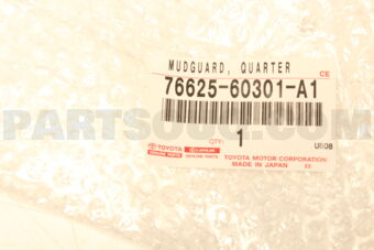 7662560301A1 Toyota MUDGUARD, QUARTER PANEL, REAR RH