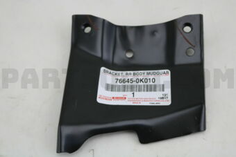 766450K010 BRACKET, RR BODY MUDGUARD, RH