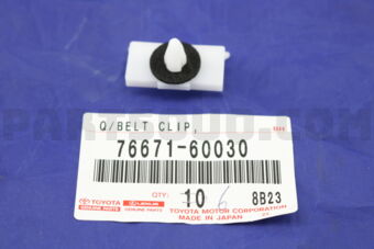 7667160030 CLIP, QUARTER BELT