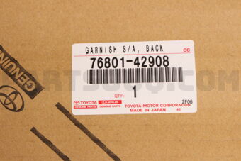 7680142908 GARNISH S/A  BACK