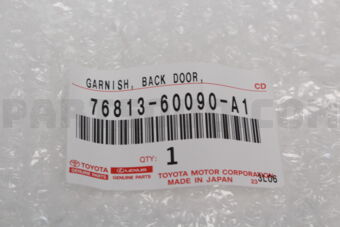 7681360090A1 GARNISH, BACK DOOR