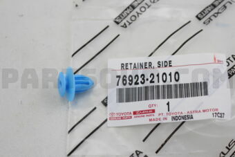 7692321010 RETAINER, SIDE MUDGUARD