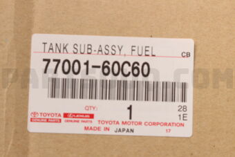 7700160C60 TANK SUB-ASSY  FUEL